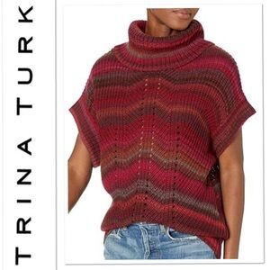 COPY - Trina Turk open knit sweater
